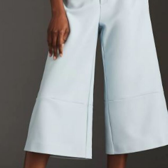 NWT Anthropologie Maeve Cropped Faux Leather Pant in Sz Large Petite MSRP $148 - Picture 5 of 12